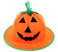 HOODANCOS Sombrero de Calabaza para Halloween, Gorro Decorativo Alambre Reforzado, Tejido Flexible y Resistente, Accesorio para Disfraz de Fiesta y Cosplay, Adecuado para Eventos Temáticos