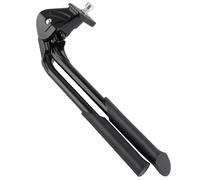 HOODANCOS Soporte Ajustable para Bicicletas Doble Pata Plegable de Aleación de Aluminio Altura Regulable Soporte Estable para Bicicletas de Montaña y Carretera Almacenamiento Interior y