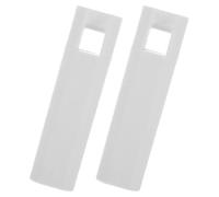 HOODANCOS Soporte de Cuerda para Persianas Borla de Color Claro, Perilla Cuadrada de Plástico y Hierro, Diseño Versátil y Operación Conveniente para Cortinas, Paquete de 2 Piezas