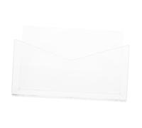HOODANCOS Soporte de Escritorio Acrílico Transparente para Cartas y Organizador de Oficina Práctico y Elegante Estante de Clasificación de Correspondencia y Archivos para Mesa