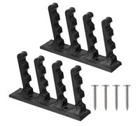 HOODANCOS Soporte para Flechas de Arco Negro Colgador de Pared con Tornillos Incluidos Soporte Compatible para Flechas de Distintos Tamaños Adecuado para Decoración y Almacenamiento Sala