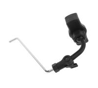 HOODANCOS Soporte para Teléfono Móvil para Saxofón Clip en Forma de Lira, Color Negro, Ajustable, Portátil y Compatible Mayoría de Teléfonos, Adecuado para Partituras y Acompañamientos Musicales