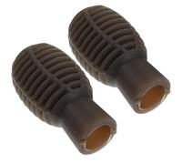 HOODANCOS Tapas de Baquetas de Silicona para Batería 2piezas, Accesorio Amortiguador Que Protege y Prolonga la Vida Útil Puntas, Ideales para Práctica Silenciosa