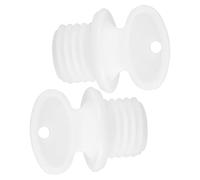 HOODANCOS Tapones de Sellado para Bolsas de Agua Caliente 2 Piezas, Tapón Pequeño de Plástico, Accesorios Portátiles para Terapia de Calor en Hogar y Viaje