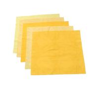 HOODANCOS Tela de Algodón para Acolchado 5 Piezas 50x45 Cm en Amarillo, Tela Patchwork para Manualidades y Costura Diy, Material Suave y Versátil para Quilts, Cojines y Proyectos Creativos
