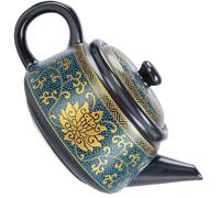HOODANCOS Tetera Pequeña de Cerámica Clásica para Té Kung Fu, Diseño Retro Asa Resistente y Capacidad Adecuado para Preparar y Servir Té Hogar