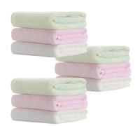 HOODANCOS Toallitas de Bambú para Recién Nacidos, Paquete de 9 Piezas Reutilizables y Absorbentes de Agua, Ideales para Saliva y Regurgitación del Ñiño