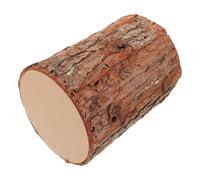 HOODANCOS Tocón Accesorios y Navideña Fotográficos Decoración de de Árbol de Madera Realista Tronco Rústico Exhibición Centro de Mesa Adecuado