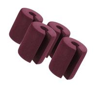 HOODANCOS Tope De Puerta Antiahízos Suave Nbr 4 Piezas Marrón Amortiguador De Puerta Seguro para Niños Pequeños Protección Infantil contra Pellizcos y Ventanas del Hogar