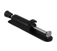 HOODANCOS Tope de Puerta de Paso Negro de Aleación de Zinc Soporte Marino Resistente, Anti-colisión y Fácil Instalación para Hogar y Oficina