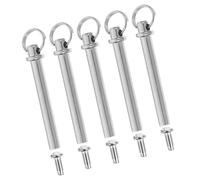 HOODANCOS Varilla Abanico de Hierro para Reparación de Abanicos de Mano de Madera Kit de 5 Sets para Bricolaje Instalación Fácil y Creatividad Manual