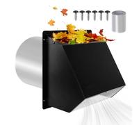 Hooded Wall Vent - Dryer Exhaust Vent Cover With Screen And Damper