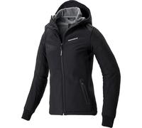 HOODIE ARMOR LADY-Black/White- L XS female Negro