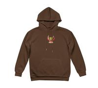 Hoodie de Invierno para Hombre -Juste après la République démocratique Sudadera con Capucha de Felpa Gruesa,Cómoda Uso Diario en Climas Fríos,Brun café,M