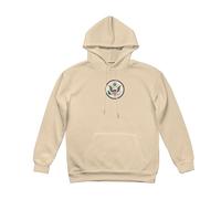Hoodie de Invierno para Hombre -Les états-UNIS d'Amérique Sudadera con Capucha de Felpa Gruesa,Cómoda Uso Diario en Climas FríosBeige,L