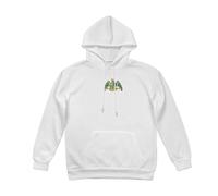 Hoodie de Invierno para Hombre -République dominicaine Sudadera con Capucha de Felpa Gruesa,Cómoda Uso Diario en Climas Fríos,Blanc,M