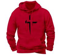 Hoodie Herren Oversize - Sweatshirt Herren Mit Kapuze Kapuzenpullover mit 3D Druck Herst Winter Kapuzen Pullover mit Taschen und Kordelzug Langarm Locker Hoody Streetwear Sweatshirts für Männer