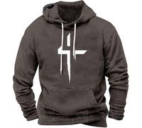 Hoodie Herren Oversize - Sweatshirt Herren Mit Kapuze Kapuzenpullover mit 3D Druck Herst Winter Kapuzen Pullover mit Taschen und Kordelzug Langarm Locker Hoody Streetwear Sweatshirts für Männer