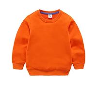 Hoodie Niño en Algodón Chaqueta de Chándal en Algodón Chaqueta de Chándal para Niños Pequeños Cuello Redondo Blusas Ropa Pull-Over Tops Cálidos con Cremallera y Bolsillo Jersey para Infantil 2-7 Años