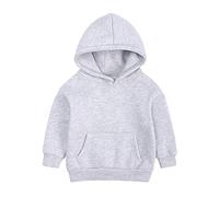 Hoodie Niño en Algodón Dibujos Pullover sin Capucha Sudaderas Niños Unisex Sweatshirt con Manga Larga Dibujos Pullover sin Capucha Sudaderas Niños Unisex con Cremallera y Bolsillo