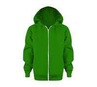 Hoodie Niño en Algodón Sudadera para Niños Pequeño Sólido Clásico Sudadera con Cremallera y Bolsillo Ligera Suave para Niños Pequeños Cuello Redondo Blusas Ropa Pull-Over Jersey Algodón Deporte