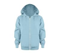 Hoodie Niño en Algodón Sudadera para Niños Pequeño Sólido Clásico Sudadera con Cremallera y Bolsillo Ligera Suave para Niños Pequeños Cuello Redondo Blusas Ropa Pull-Over Jersey Algodón Deporte