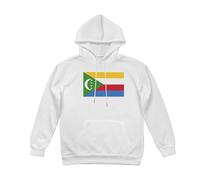 Hoodie Patriótico Comoras Bandera Divertido Bandera Forro Polar Gráfico Estampado Sudaderas con Capucha con Bolsillos Regalo Sudadera Unisex Ajuste Cómodo Variados Colores Talla S A 3XL