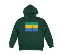 Hoodie Patriótico Gabón Bandera Divertido Bandera Forro Polar Gráfico Estampado Sudaderas con Capucha con Bolsillos Regalo Sudadera Unisex Ajuste Cómodo Variados Colores Talla S A 3XL