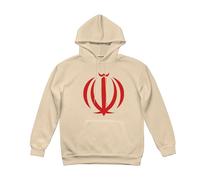 Hoodie Patriótico Irán Emblema Nacional Divertido Emblema Nacional Forro Polar Gráfico Estampado Sudaderas con Capucha con Bolsillos Regalo Sudadera Unisex Ajuste Cómodo Variados Colores