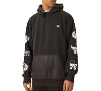 Hoodie Sudadera Capucha Casual_Hombre_NEW ERA Distressed Sleeve Print Hoody - S