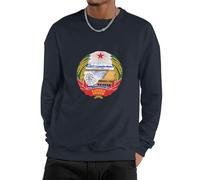 Hoodie Sweatshirt Hombre Mujer Democracia Norcoreana Bandera Nacional Pullover Sudadera Cómoda Y Suave Sweatshirt Jacket Fit Casual Ligera Manga Larga Térmica para Todas Las Estaciones Pareja
