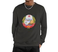 Hoodie Sweatshirt Hombre Mujer Democracia Norcoreana Bandera Nacional Pullover Sudadera Cómoda Y Suave Sweatshirt Jacket Fit Casual Ligera Manga Larga Térmica para Todas Las Estaciones Pareja