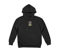 Hoodie Térmico para Hombre con Forro de Felpa yAntigua-et-Barbuda Transfer- Sudadera con Capucha Cálida Bolsillo Canguro para Días Fríos,Noir,L