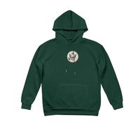 Hoodie Térmico para Hombre con Forro de Felpa yles états-UNIS d'Amérique Transfer- Sudadera con Capucha Cálida Bolsillo Canguro para Días FríosVert foncé,L