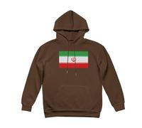 Hoodies Hombre Bandera Forro Polar Gráfico Estampado Sudaderas Irán Bandera Sudaderas con Capucha Pullover Estilo Vintage Streetwear Lounge Ropa Athleisure Talla S A 3XL