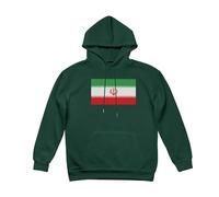 Hoodies Hombre Bandera Forro Polar Gráfico Estampado Sudaderas Irán Bandera Sudaderas con Capucha Pullover Estilo Vintage Streetwear Lounge Ropa Athleisure Talla S A 3XL