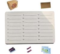 Hooe England™ Cartera de Placa de Metal de Titanio para Almacenamiento de Semillas criptográficas, grabable, perforable Palabra de recuperación de Seguridad mnemónica de 4 mm de Grosor