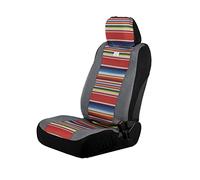 HOOEY Funda de Asiento de Respaldo bajo, protección Duradera de Asiento de Cubo, Fundas de Asiento fáciles de Instalar para Coche, camión, Furgoneta, SUV, Rockstar (Serape Tijuana)