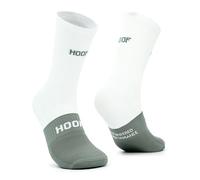 HOOF - Calcetines de Deporte para Ciclismo Ultraligeros - Transpirables y Cómodos - Material Técnico Vaporfeel - Calcetines Antiampollas Unisex - Summit Arctic White - Talla 40-43