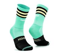 HOOF - Calcetines de Running Antiampollas - Calcetines de Deporte Compresivos y Transpirables - Diseño Acolchado en Metatarso - Sistema Vaporfeel - Unisex - Elite Pro Jade Blaze - Talla 44-47