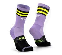 HOOF - Calcetines de Running Antiampollas- Calcetines de Deporte Compresivos y Transpirables - Diseño Acolchado en Metatarso - Sistema Vaporfeel - Unisex - Elite Pro Lavender Rush - Talla 44-47