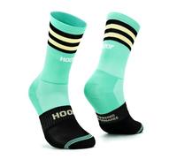 HOOF - Calcetines Running Antiampollas - Calcetines de Deporte Ultraligeros y Transpirables - Diseño Acolchado en Metatarso - Material Técnico Vaporfeel - Unisex - Elite Pro Jade Blaze - Talla 44-47