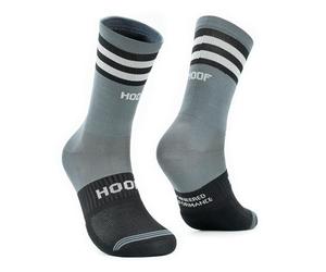 HOOF - Calcetines Running Antiampollas - Calcetines de Deporte Ultraligeros y Transpirables - Diseño Acolchado en Metatarso - Material Técnico Vaporfeel - Unisex - Elite Pro All Black - Talla 44-47