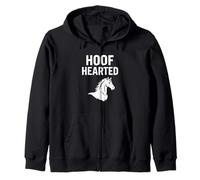 Hoof Hearted Funny Horse Riding Humor Ecuestre Sudadera con Capucha
