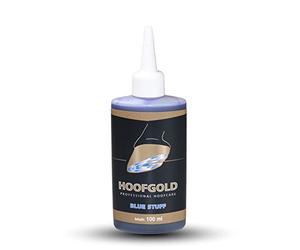 HOOFGOLD BlueStuff - Agente de tratamiento altamente eficaz contra la putrefacción del rayo y la enfermedad de la línea blanca en caballos - Ayuda inmediata para cascos malolientes y blandos