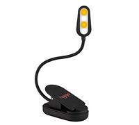 Hooga Luz Libro, Bloqueo de Luz Azul, Clip de Lectura Modo Día y Noche LED Cálido 1600K para Lectura en la Cama Luz Blanca 4000K para Lectura Diurna Batería Recargable 1200mAh