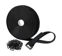 Hook and Loop, Strong Organization Straps, 20 Ft Cable Strap Roll for Tidy Storage, Reusable Fasteners for Home Family Friends Strong Adhesive Straps Hook and Loop Roll Multi Purpose Cable Strap