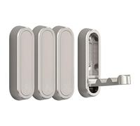 Hook - Coat Hooks Wall Mounted | Plegable Coats Hooks | Clothes Hanger Storage | 4X Heavy Duty Space-Saving Storage Organizer | Modern Holder Rack For Coats Towels Hats Bags