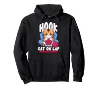 Hook IN Hand Cat ON LAP Productivity Optional Sudadera con Capucha