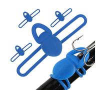 Hook Keeper,Set di 5 Portaesche in | Altamente Elastica, Compatti e Multifunzionali per in Acqua e Salata